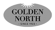 Golden North Icecream Logo White Black